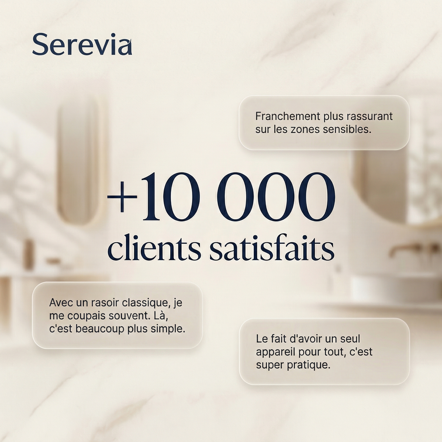 Serevia – Tondeuse corporelle 3-en-1